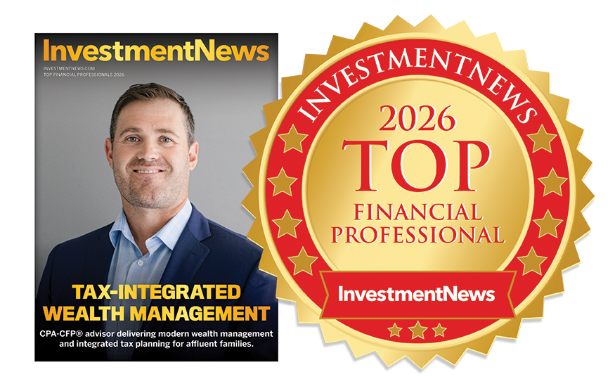 InvestmentNEWS Magazine cover of Trevor Scotto with InvestmentNews seal